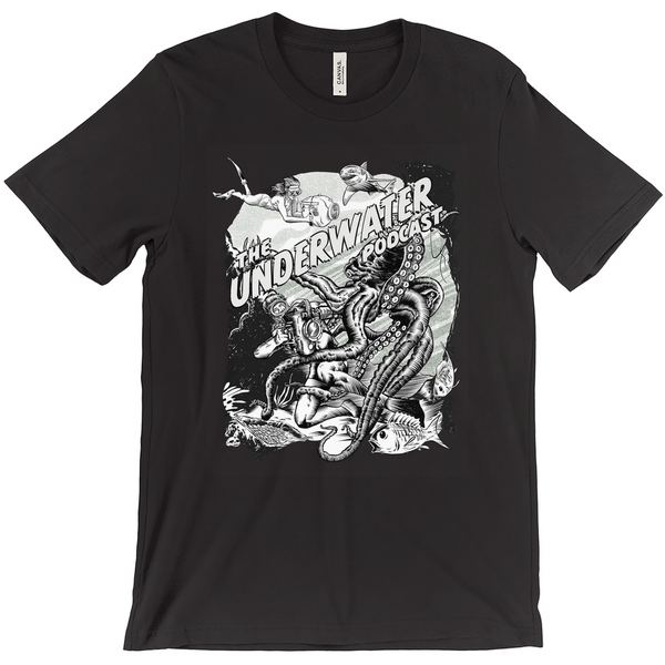 The Underwater Podcast T-Shirts - Black
